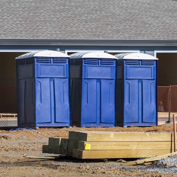 what is the maximum capacity for a single porta potty in Leonardtown Maryland